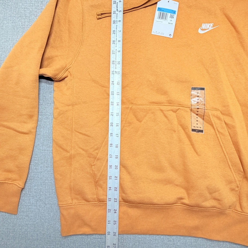 Nike Sportswear Club Fleece Hoodie Mens Medium Brown BV2654-224 NEW - Picture 6 of 8